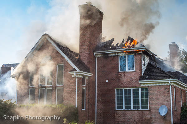 Inverness house destroyed by fire 7-16-13 Palatine Rural FPD shapirophotography.net